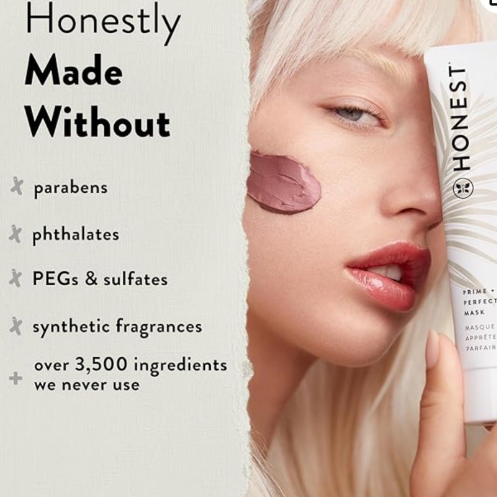 Honest The Basics Prime + Perfect Mask and Clearing 3-in-1 Detox Mud Mask - Picture 4 of 13